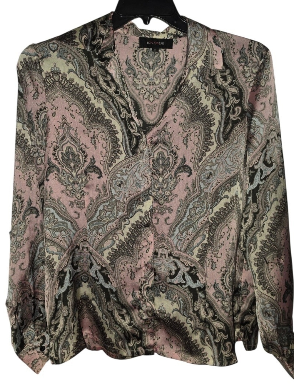 Jones Wear Pink Blouse Size 14